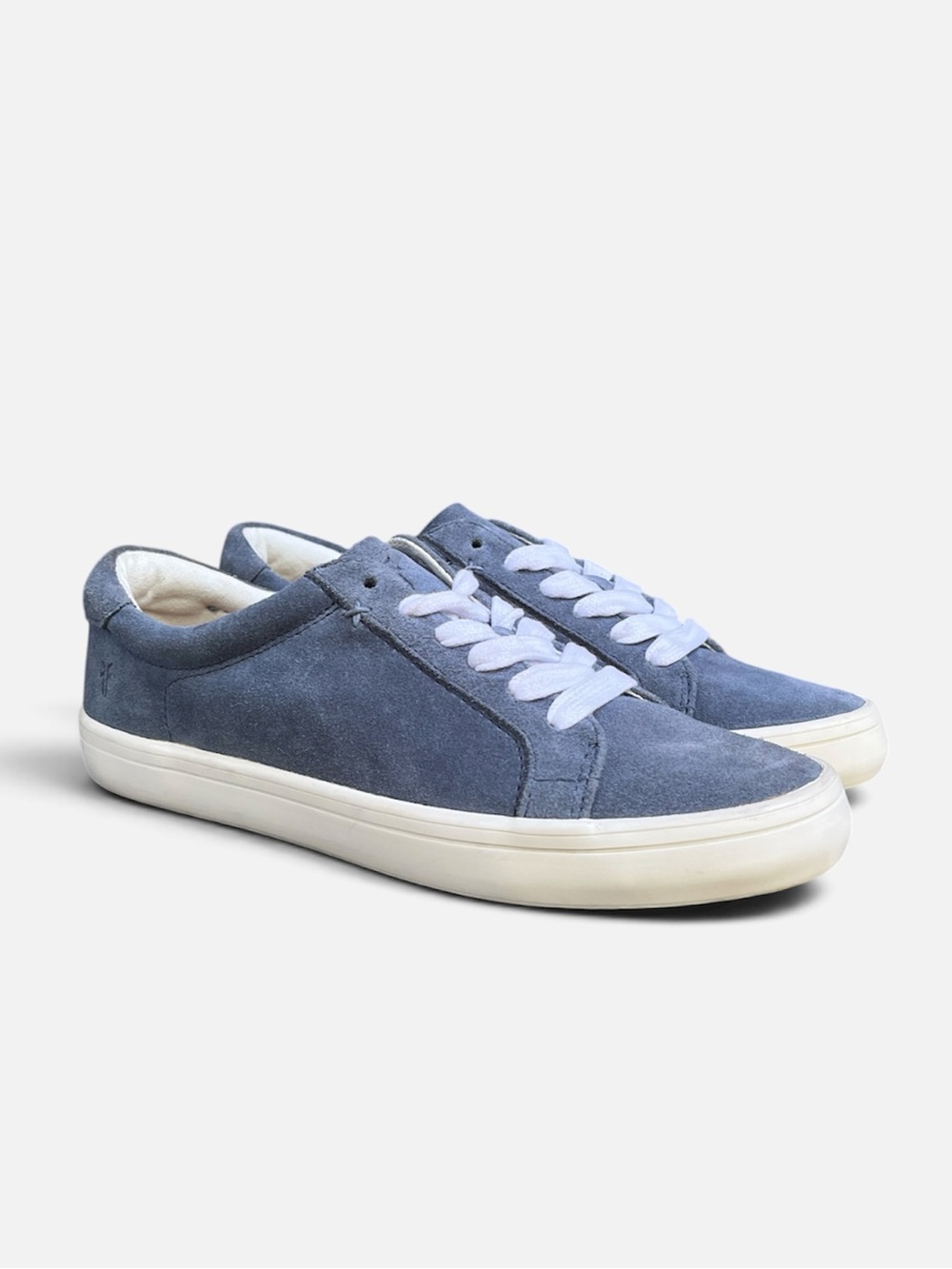 Frye Kerry Low Lace-Up Leather Sneaker in Blue Women’s Sz 6 1/2 NEW